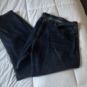 GAP Men's Navy Straight-Leg Jeans